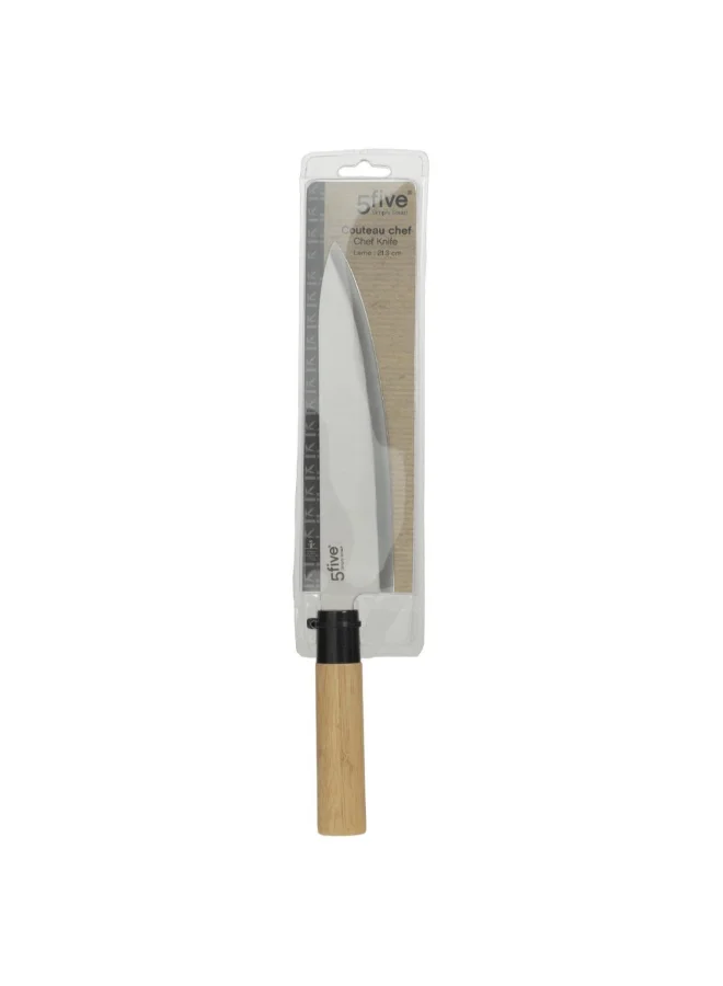 Five Simply Smart Durable Bamboo Handle Chef Knife Multicolour 8 cm 151300